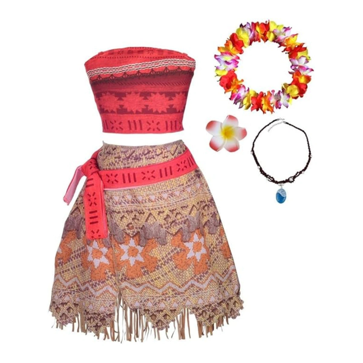 Nolangs Girls Adventure Princess Dress – Skirt Set Costume