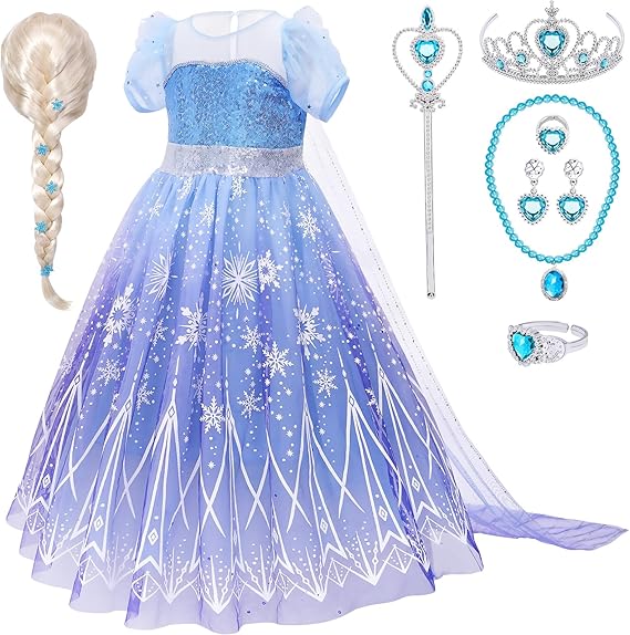 Nolangs Princess Dress – Girls Birthday & Party Costume