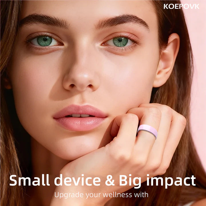 Nolangs 2 Ceramic Smart Ring – AI Health Insights & Care Monitoring
