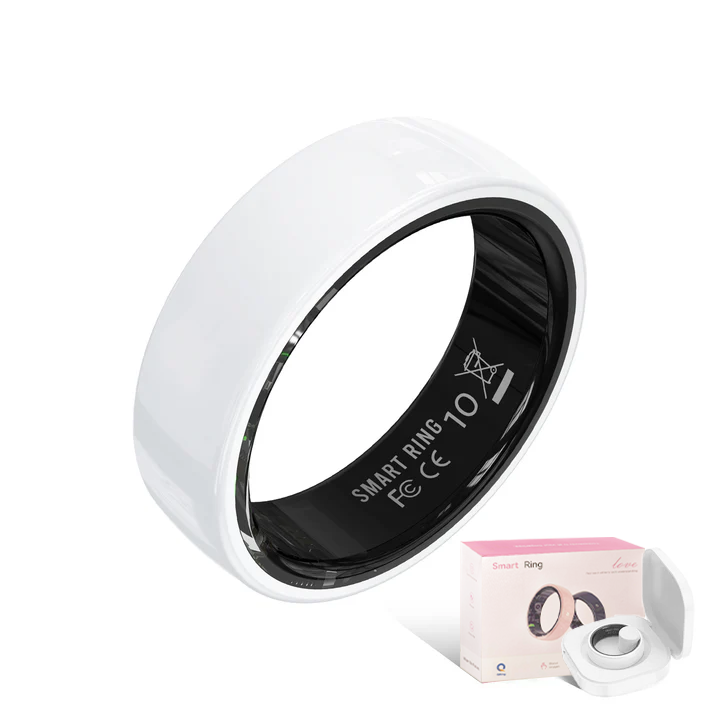 Nolangs 2 Ceramic Smart Ring – AI Health Insights & Care Monitoring