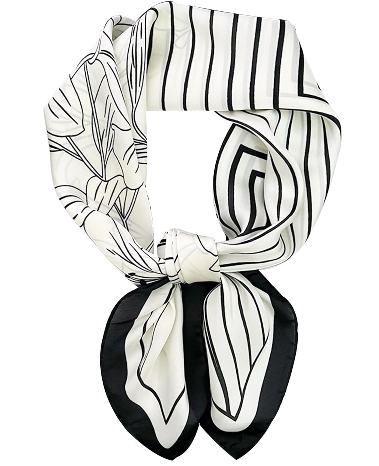Nolangs Satin Head Scarf – Silk Bandana, Hair & Neck Wrap