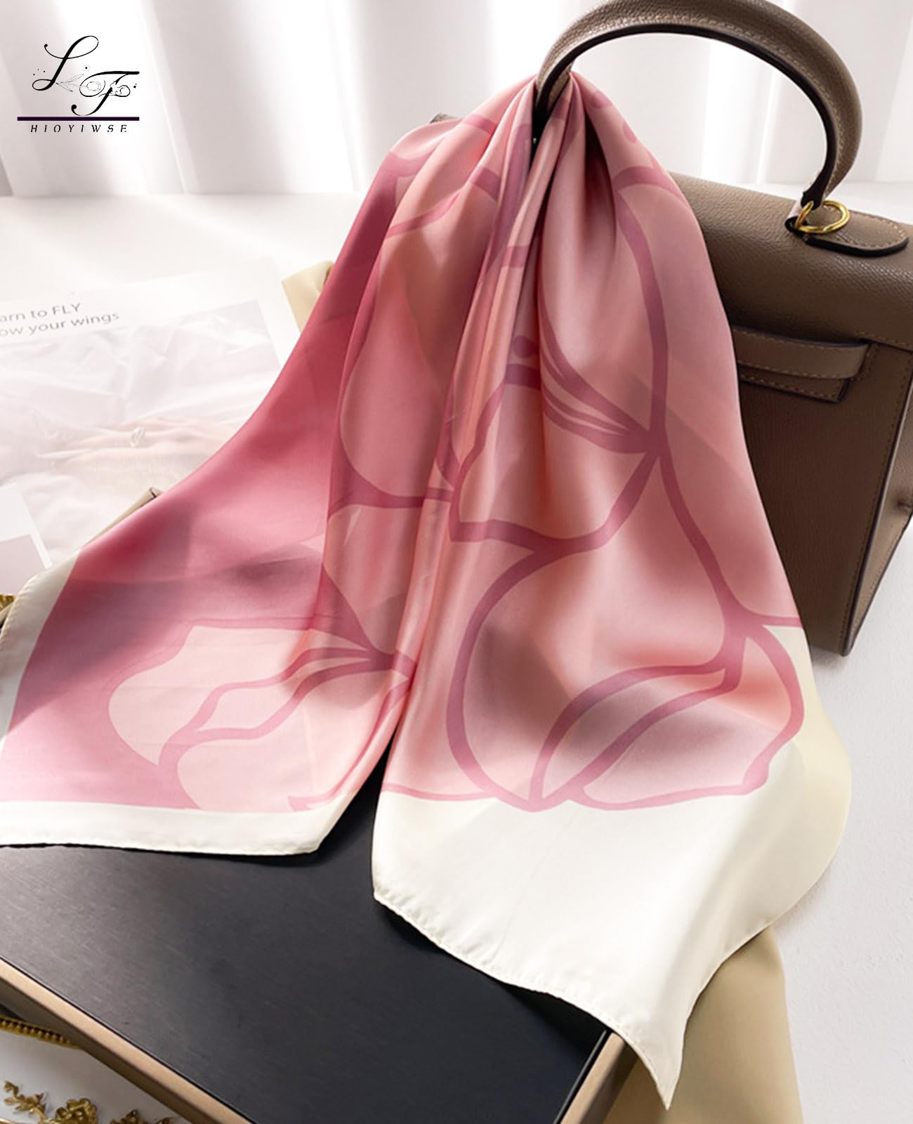 Nolangs Satin Head Scarf – Silk Bandana, Hair & Neck Wrap
