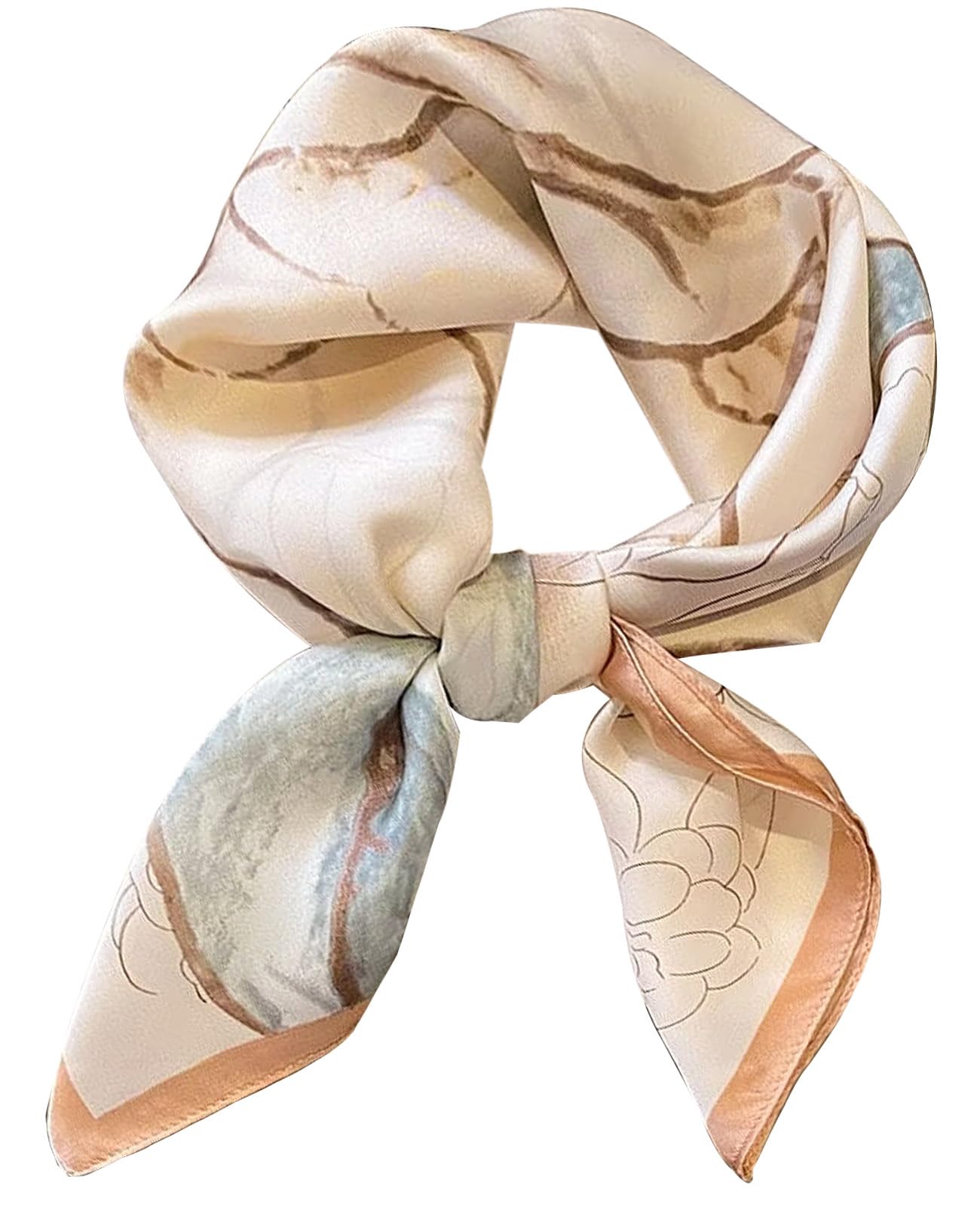 Nolangs Satin Head Scarf – Silk Bandana, Hair & Neck Wrap