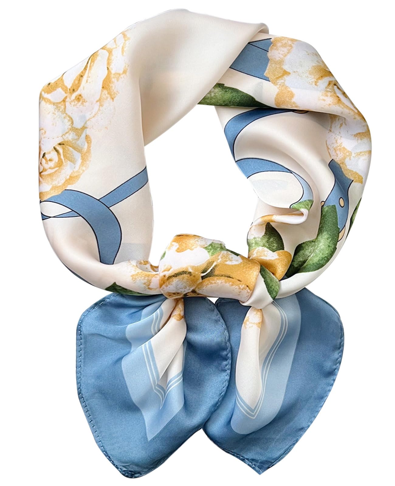 Nolangs Satin Head Scarf – Silk Bandana, Hair & Neck Wrap