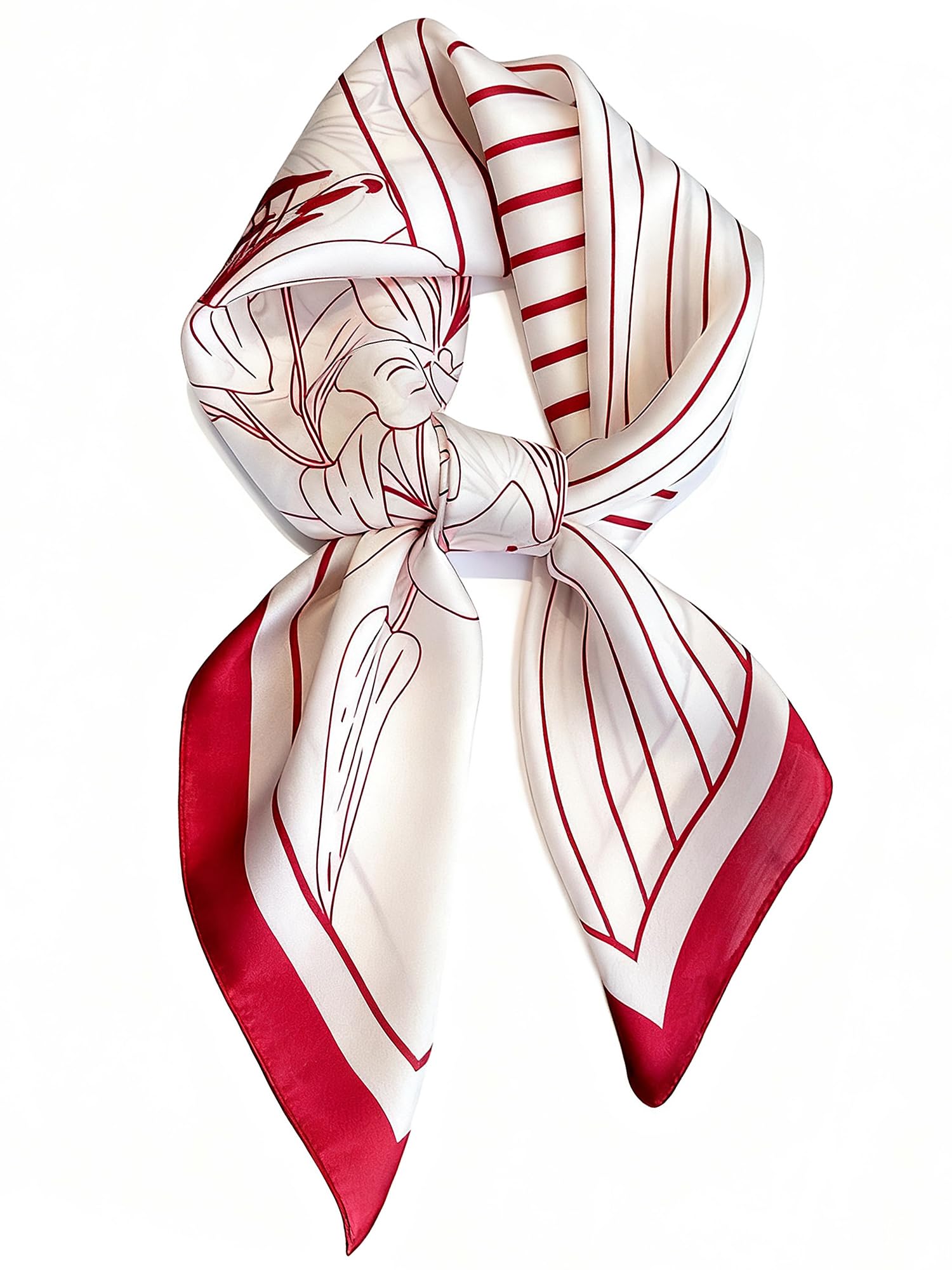 Nolangs Satin Head Scarf – Silk Bandana, Hair & Neck Wrap
