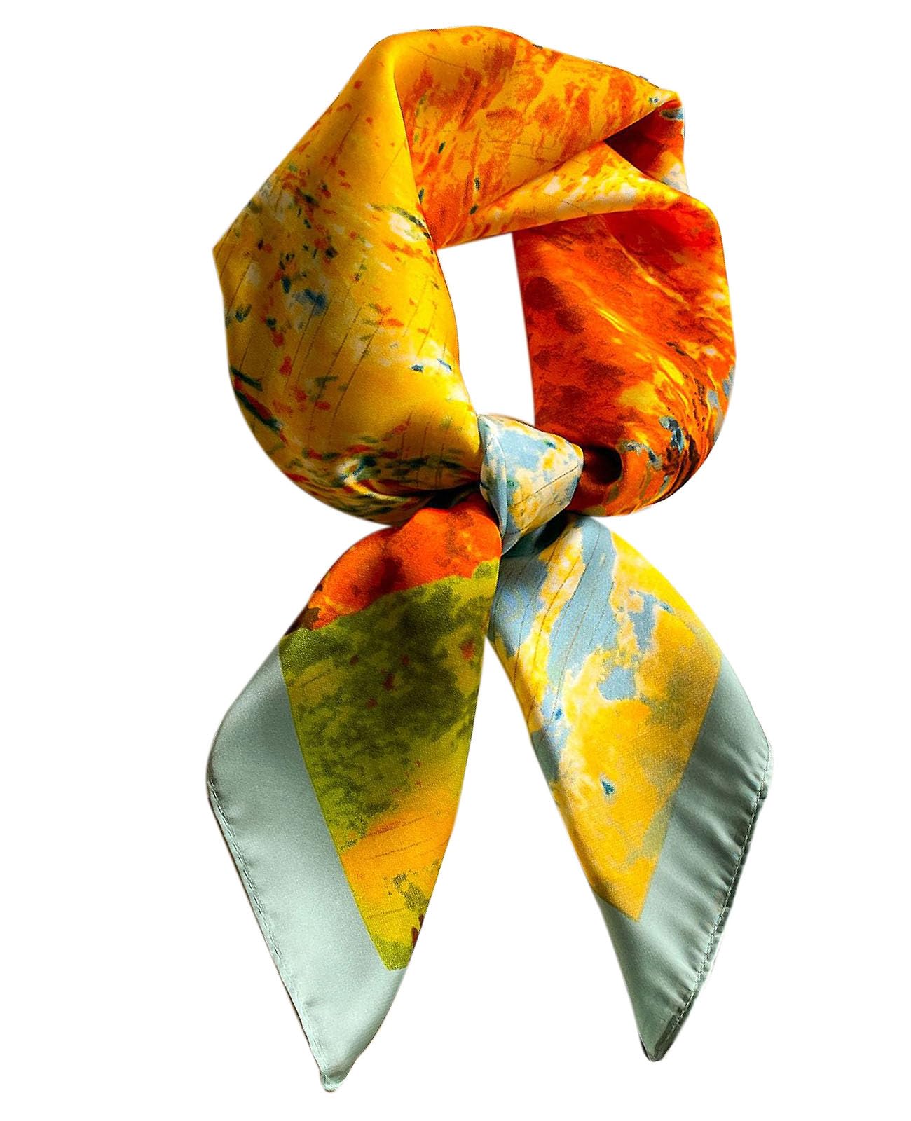 Nolangs Satin Head Scarf – Silk Bandana, Hair & Neck Wrap