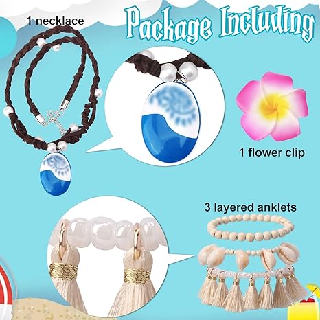 Nolangs Princess Dress for Girls with Accessories Costume