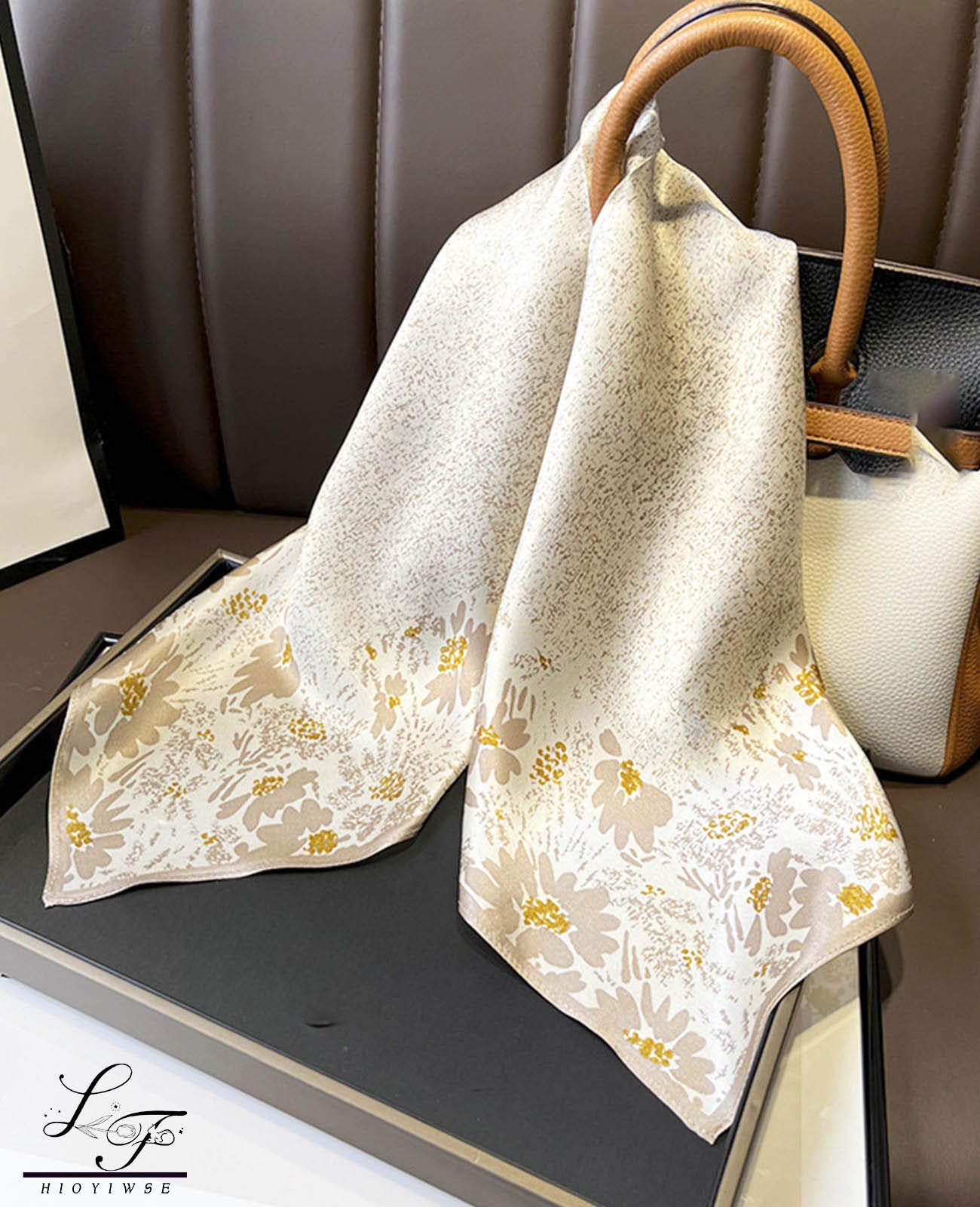 Nolangs Satin Head Scarf – Silk Bandana, Hair & Neck Wrap