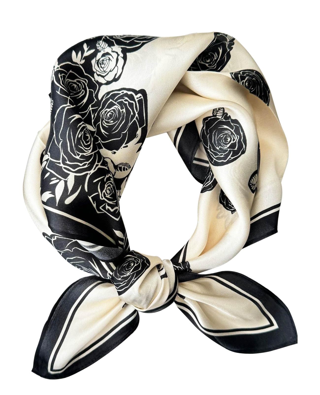 Nolangs Satin Head Scarf – Silk Bandana, Hair & Neck Wrap