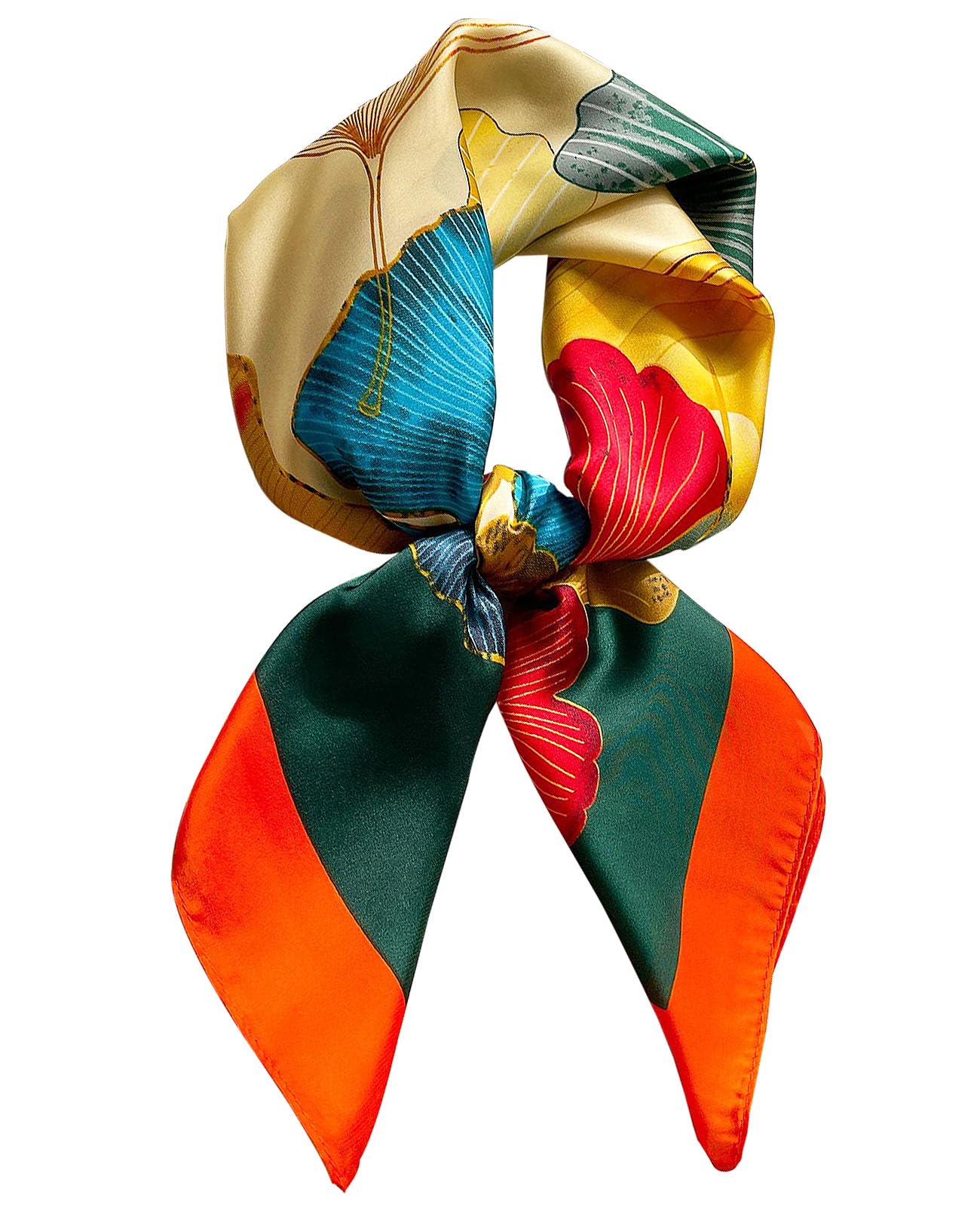 Nolangs Satin Head Scarf – Silk Bandana, Hair & Neck Wrap