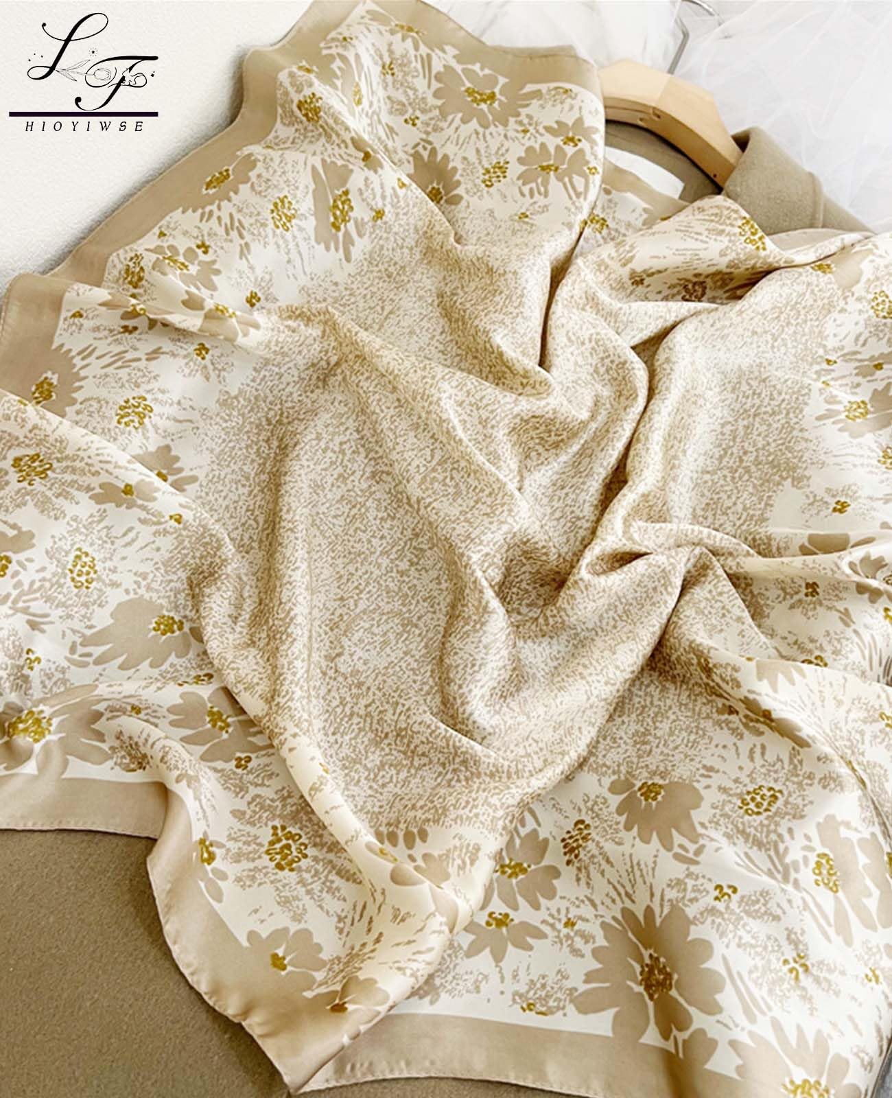 Nolangs Satin Head Scarf – Silk Bandana, Hair & Neck Wrap