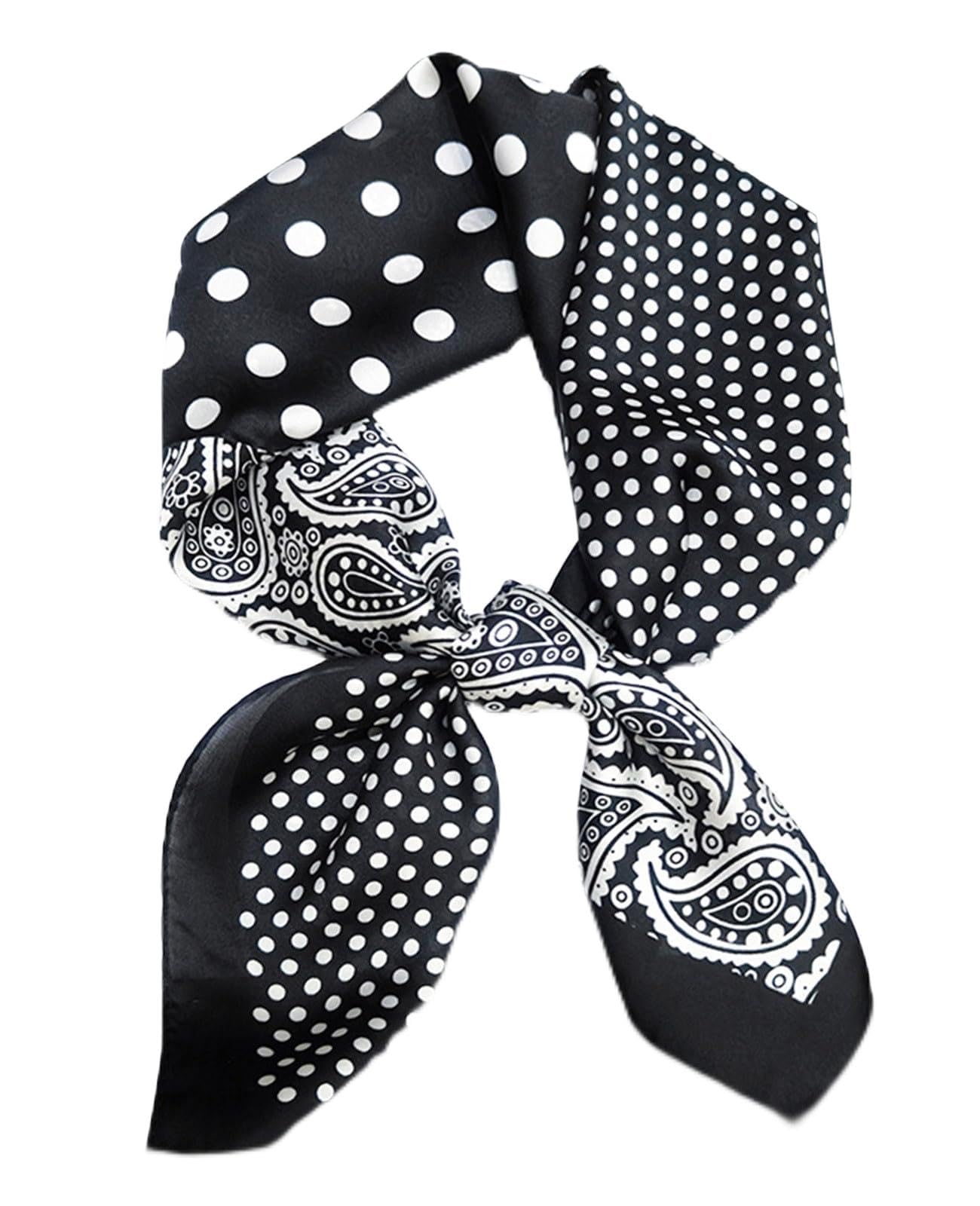 Nolangs Satin Head Scarf – Silk Bandana, Hair & Neck Wrap