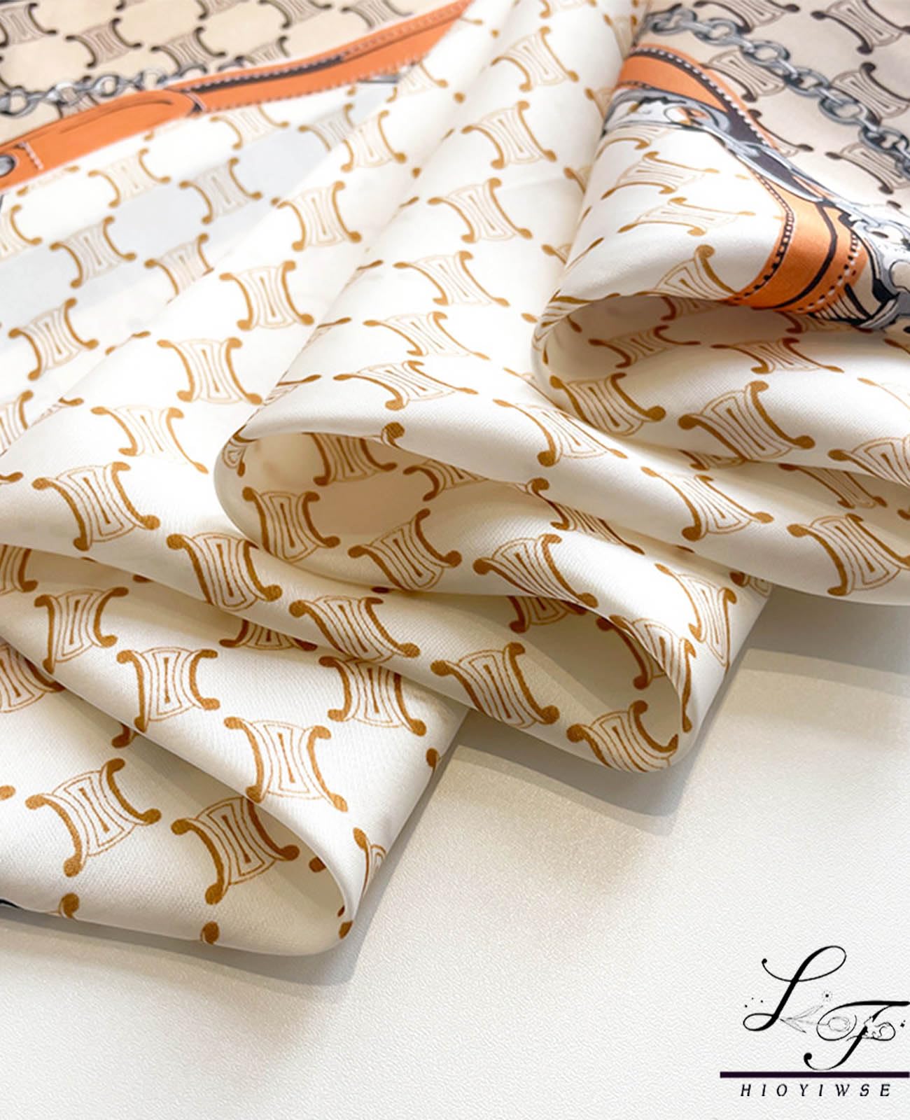 Nolangs Satin Head Scarf – Silk Bandana, Hair & Neck Wrap