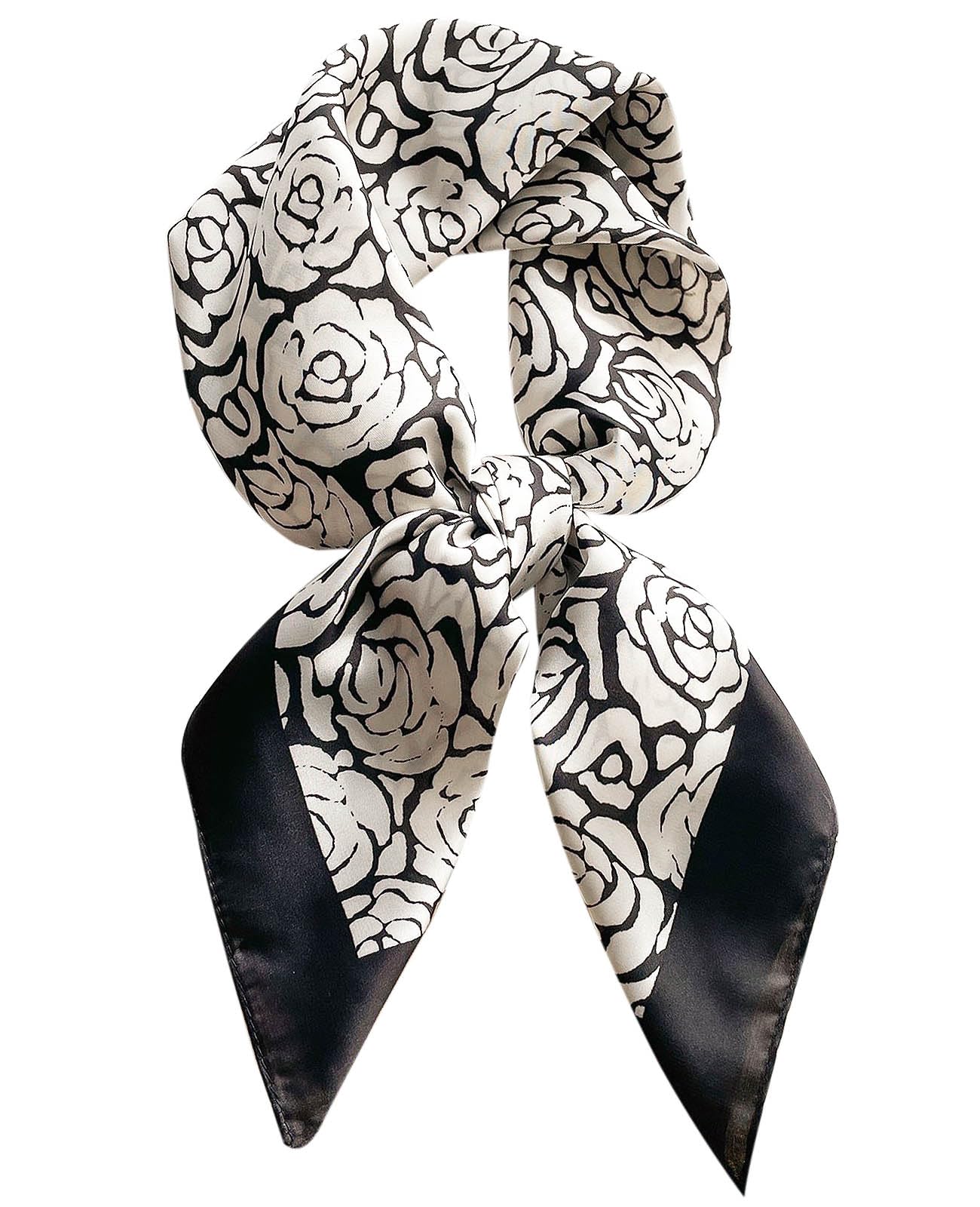 Nolangs Satin Head Scarf – Silk Bandana, Hair & Neck Wrap