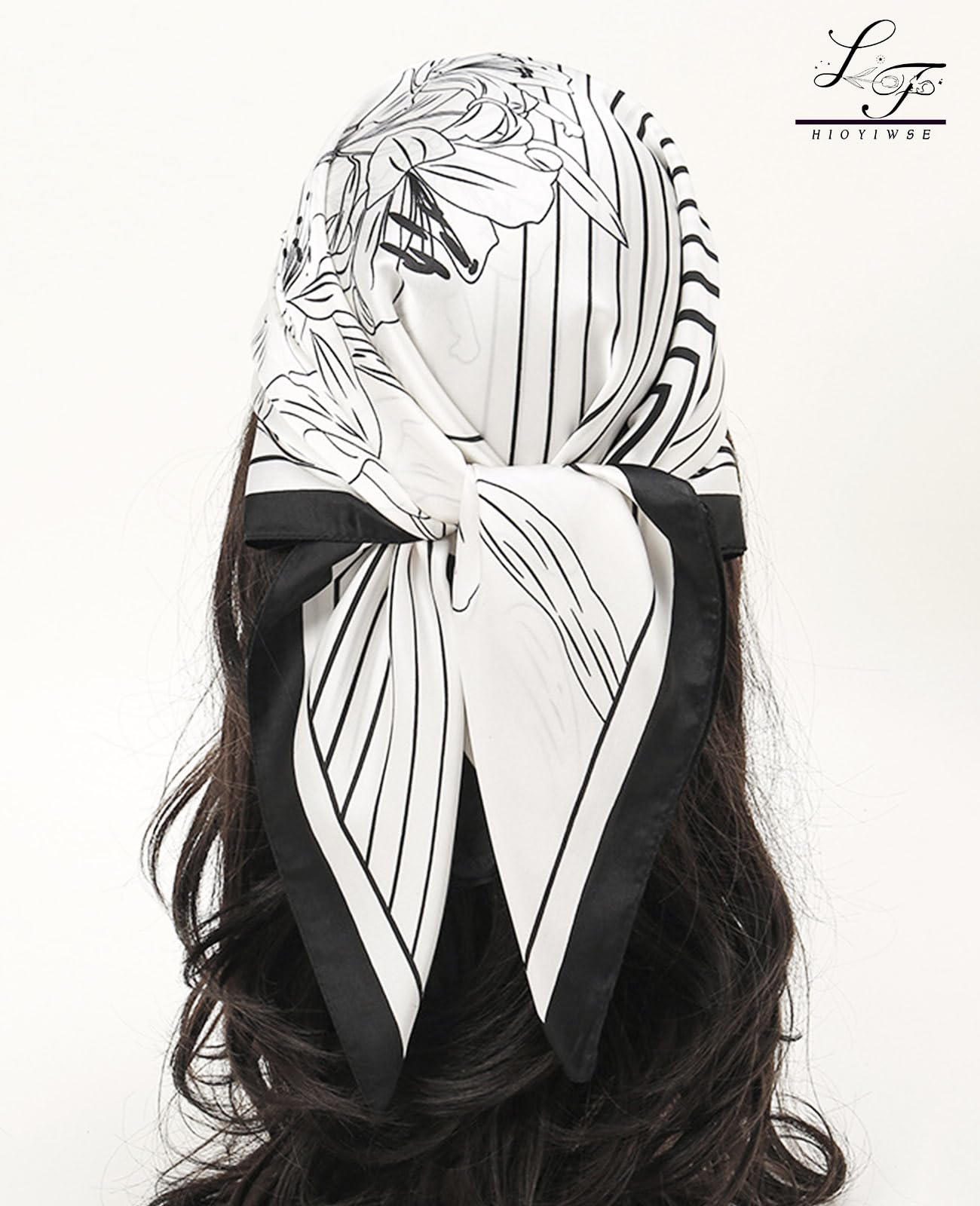 Nolangs Satin Head Scarf – Silk Bandana, Hair & Neck Wrap