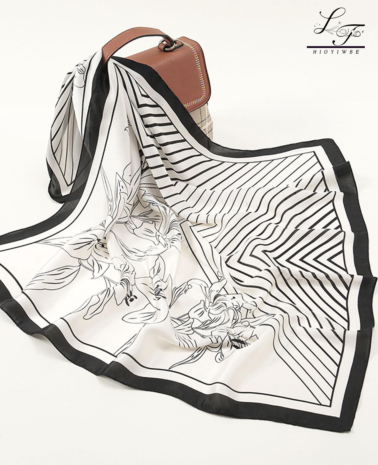 Nolangs Satin Head Scarf – Silk Bandana, Hair & Neck Wrap