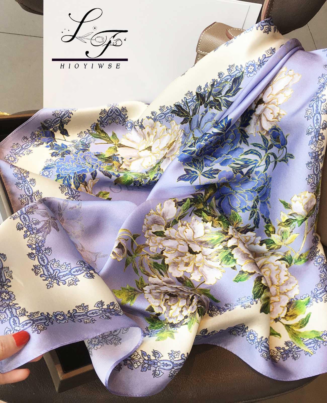 Nolangs Satin Head Scarf – Silk Bandana, Hair & Neck Wrap