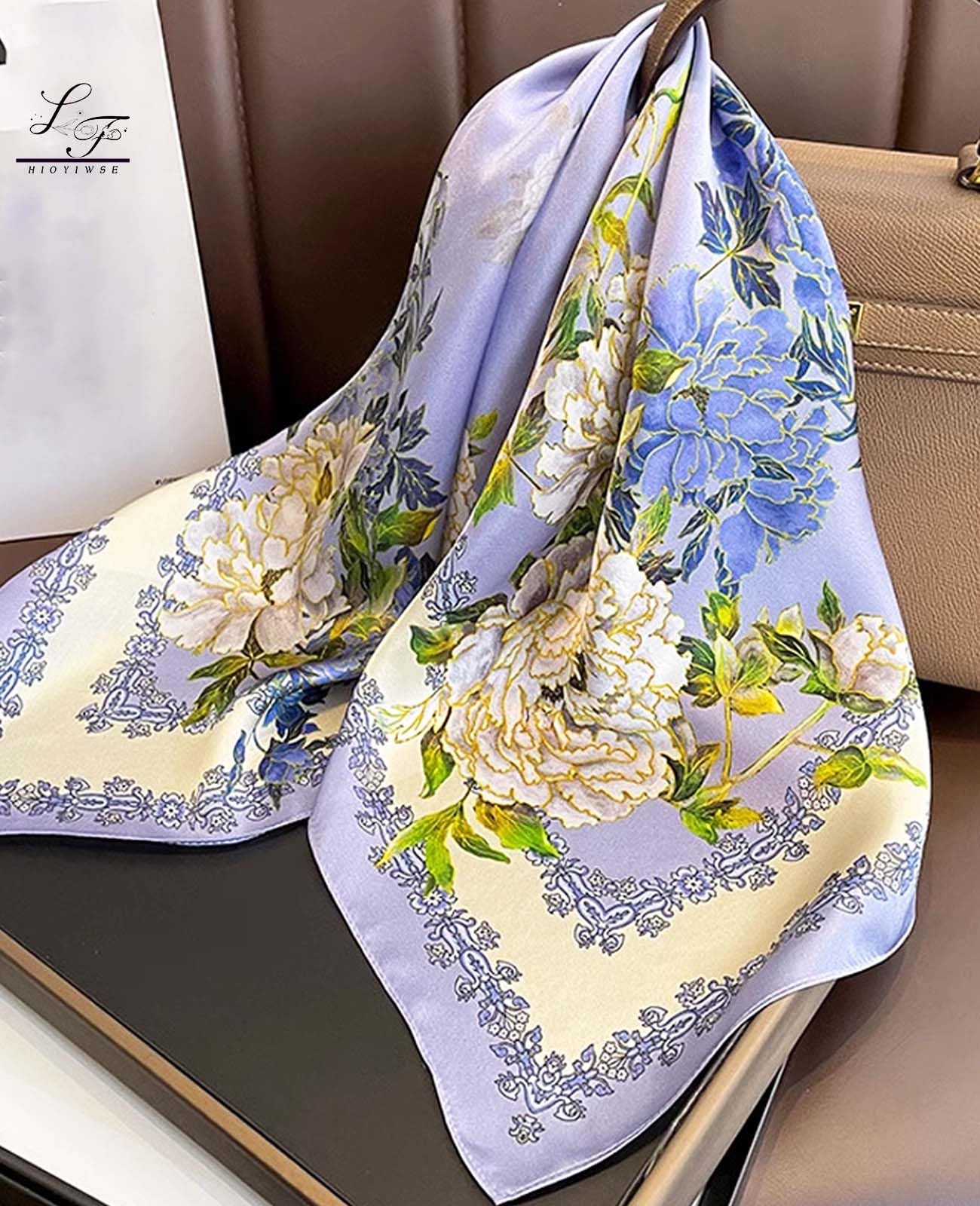 Nolangs Satin Head Scarf – Silk Bandana, Hair & Neck Wrap