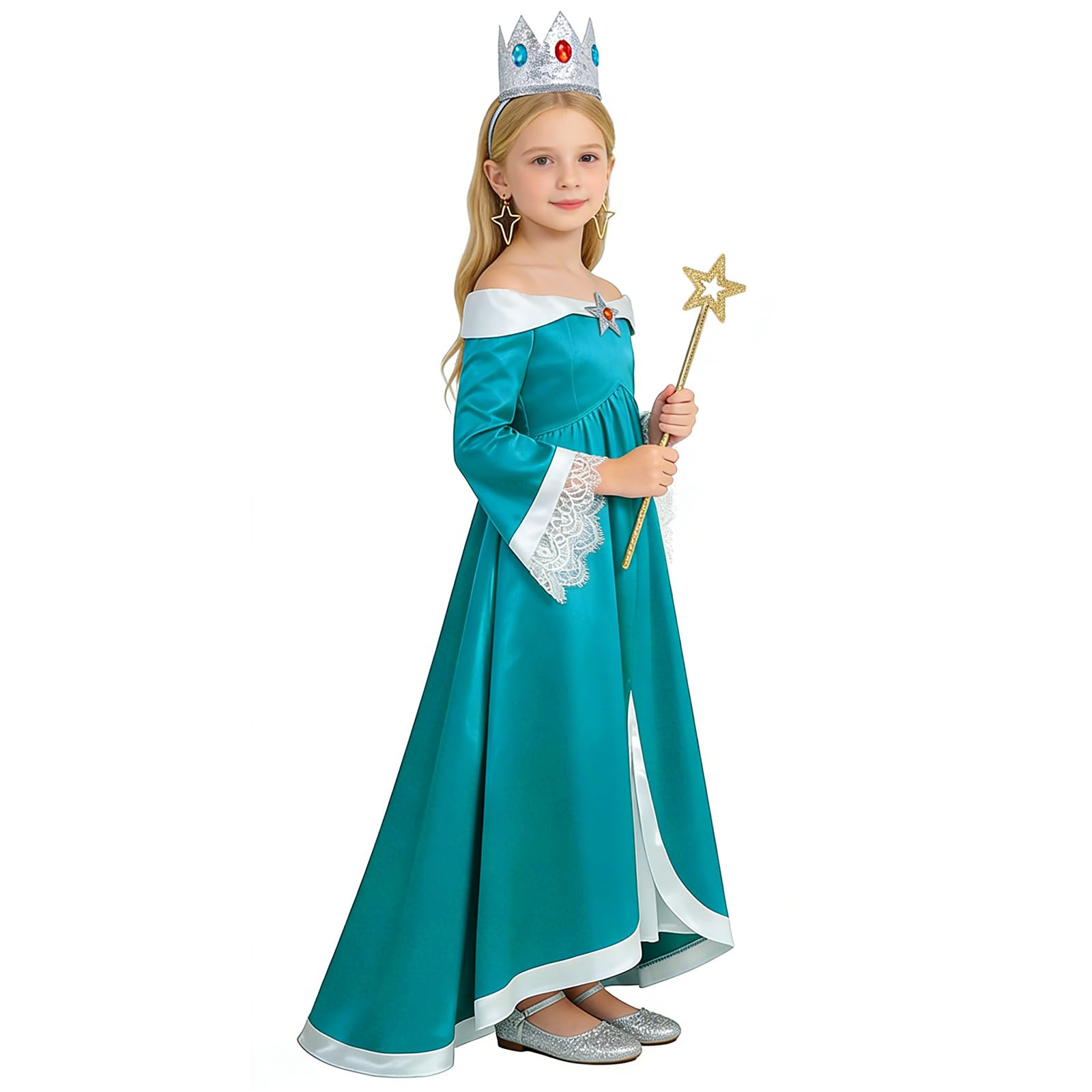 Nolangs Galaxy Princess Dress with Crown